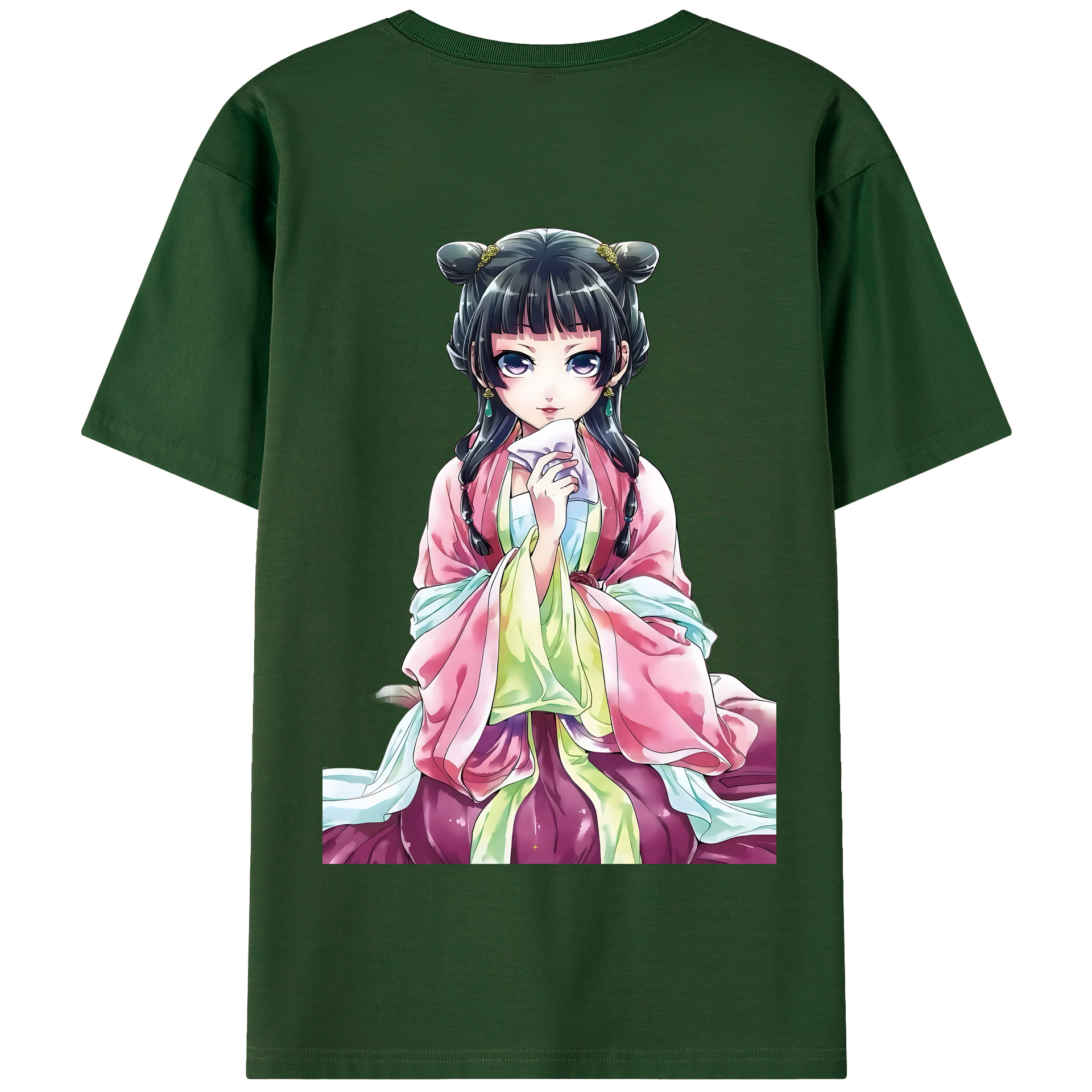 （画像用） 薬屋のひとりごと The Apothecary Diaries 綿100％半袖Tシャツ（背面プリント）